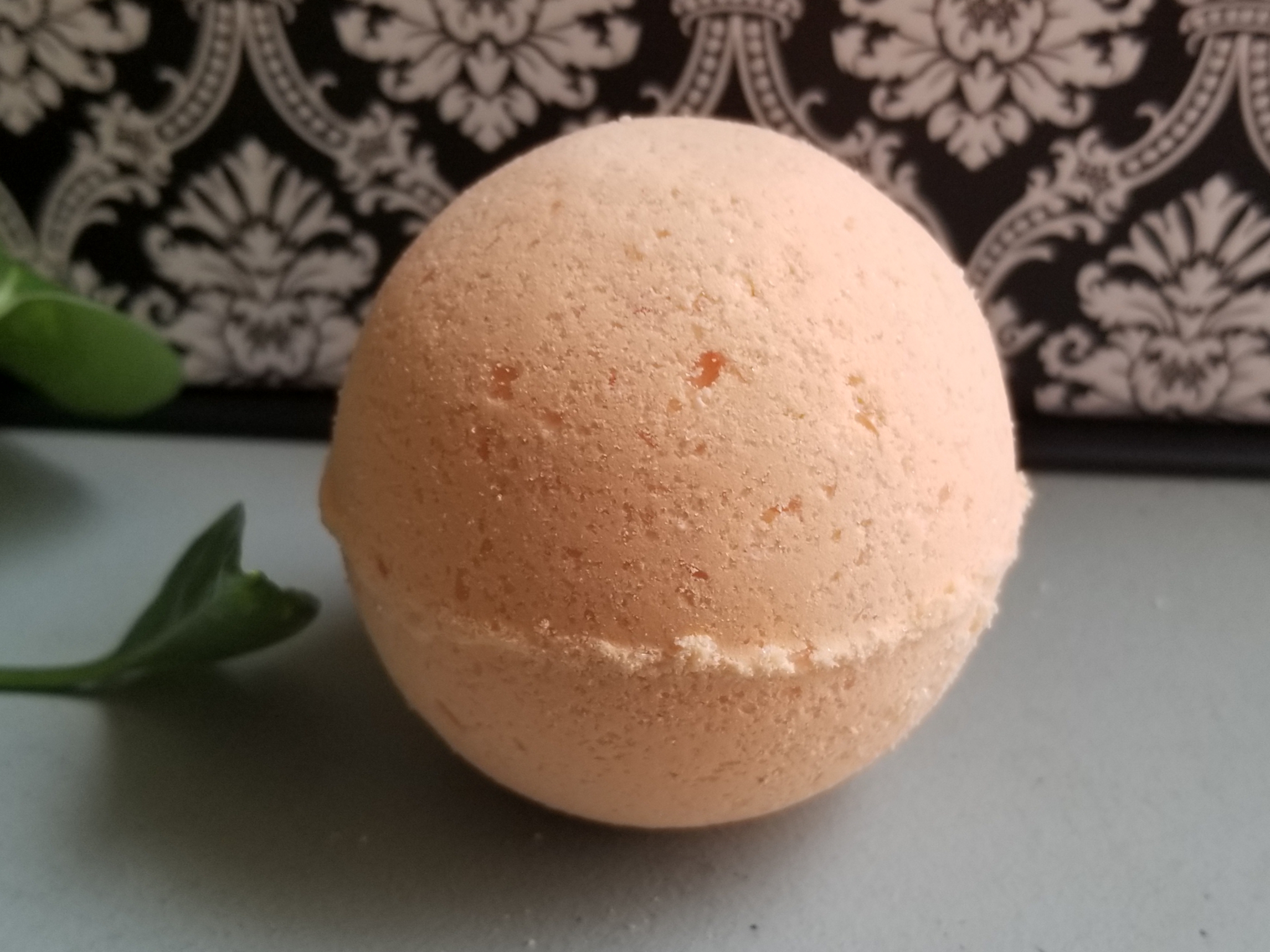 Orange Bath Bomb – Peach – Glam Soaps and Gifts